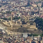 Vista aèria del Turó de la Seu Vella de Lleida. - PAERIA