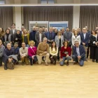 El tradicional esmorzar de la Diputació amb els periodistes a les portes de Nadal. - JORDI ECHEVARRIA