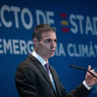 Pedro Sánchez, en un acte per l’emergència climàtica. - EUROPA PRESS