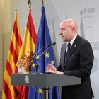 El delegat del Govern espanyol a Catalunya, Carlos Prieto, va fer ahir balanç de les inversions. - ACN