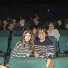 Ainet Jounou i Judith Colell, ahir als Cinemes Majèstic de Tàrrega. - LAIA PEDRÓS