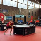 Imatge del partit que va disputar ahir el Borges davant de l’Ostrava a Lilla.