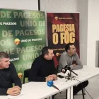 UP xifra entre 320 i 615 euros, segons sigui secà o regadiu, les pèrdues per hectàrea. - J. MARTÍNEZ