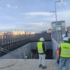 La sortida de vianants per Comtes d’Urgell de l’estació de busos, llesta - JMA