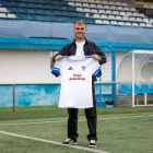 David Grifell, posant amb la samarreta del Mollerussa. - CFJ MOLLERUSSA