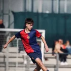 Gerard Mullol (esquerra) i Àlex Campos (dreta), aquest en un entrenament amb el primer equip.