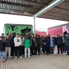 Representants polítics i membres de la Brigada Jove que han fet possible el MOU. - AMADO FORROLLA