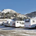 Era zòna d’autocaravanes en parcatge 1.500 de Baqueira. - EDGAR ALDANA