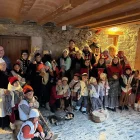 Alguns dels figurants participants en el pessebre vivent de Rialp. - COMISSIÓ FESTES RIALP