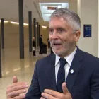 El ministre de l’Interior, Fernando Grande-Marlaska, a l’edifici de la Comissió Europea a Brussel·les. - MINISTERI DE L’INTERIOR