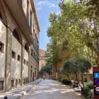 Una pilona retràctil per limitar el pas de vehicles. - AJUNTAMENT DE SOLSONA