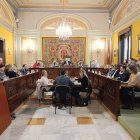 Una imatge del ple extraordinari d'aquest dimecres.