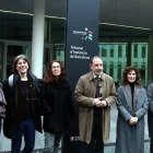 El conseller Espadaler, al costat d’un jutjat de Primera Instància. - POL SOLÀ/ACN