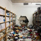 Els lladres van fer un forat a la paret per al robatori. - EFE/EPA/GELSENKIRCHEN POLICE HANDOUT