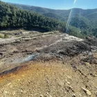 L’acumulació de restes de lignit a les antigues mines genera lixiviats d’alt poder contaminant. - ENERIPROMO