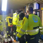 Atenció mèdica als ferits a Parla. - EFE