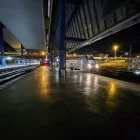 Els trens en proves de Ferrocarrils de la Generalitat, a les estacions de Lleida, Calaf i Manresa. - SEGRE