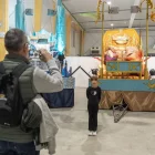 Les carrosses dels Reis, al Cucalòcum, a punt per a la cavalcada. - PAU PASCUAL PRAT