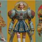 Tres de les imatges del projecte ‘ScifiNoveau: The Ornement of the Machine’, amb què el lleidatà Jordi Siscart ha guanyat un dels premis AI Design Awards.