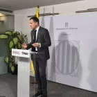 Ordeig va informar ahir des de Lleida de les novetats del focus de pesta porcina a Cerdanyola. - J. MARTÍNEZ