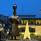 La Dona de Faldeta mantenia restes de neu a primera hora. - AJUNTAMENT DE FRAGA