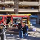 Una de les quatre dotacions de Bombers que es van activar. - R.R.