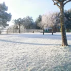 Un parc glaçat a Espinelves (Osona). - ACN