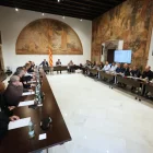 Constitució de la taula del senglar presidida per Salvador Illa. - GOVERN