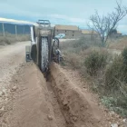 Els primers treballs de la canonada central. - AJUNTAMENT ODÈN