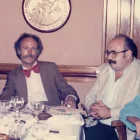 Cabau, amb l’escriptor i gastrònom Manuel Vázquez Montalbán. - ARA LLIBRES