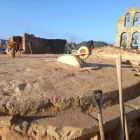 El terrat enrajolat és al al costat de l’absis de l’església. - AJUNTAMENT DE VINAIXA