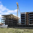 Imatge de les obres d’una nova promoció d’habitatges al barri de Copa d’Or. - INGRID SEGURA