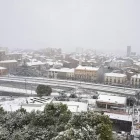 Vista de la ciutat amb neu el 5 de gener passat al migdia. - LAIA PEDRÓS