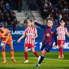 Pina celebra un gol en el seu partit 200 com a blaugrana. - FCB