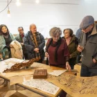 El Cercle de Belles Arts de Lleida va inaugurar ahir l’exposició ‘Tallistes de Rufea’. - PAU PASCUAL PRAT