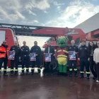 Presentació ahir al parc de Bombers de Lleida. - PAERIA