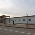 Entrada al nou institut d’Alcarràs, situat a la zona del Parc del Saladar. - AMADO FORROLLA