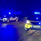 Vehicles d'emergència a Gelida.