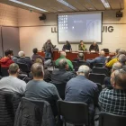 La segona i última jornada va omplir la sala d’actes de la Llotja. - LAIA PEDRÓS