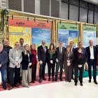 Fèlix Larrosa, la directora de l’Agència de Turisme, Arantxa Calvera, i Joan Talarn, al centre. - PATRONAT DE TURISME