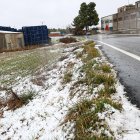 Neu a l'Albi aquest dissabte al matí.