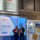 L’alcaldessa, Maria José Erta, rebent el premi a FITUR. - A. VILALLER