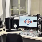 Les instal·lacions de l’emissora municipal, que actualment emet a través d’internet.