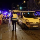 Un dels vehicles danyats a causa de la col·lisió ahir. - AMADO FORROLLA