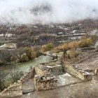 Imatge de les obres de rehabilitació de les muralles del castell. - GENERALITAT