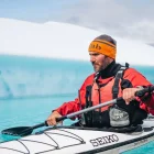 Saúl Craviotto, durant la seua expedició per Groenlàndia. - ALFREDO SUÁREZ / WASSERMAN