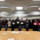 Presentació ahir de l’acte escolar que se celebrarà demà. - PAERIA