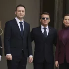 Els líders de Groenlàndia, França i Dinamarca a París. - EFE/EPA/THOMAS PADILLA