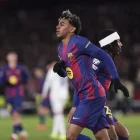 Lamine Yamal, davant del Copenhaguen. - EUROPA PRESS