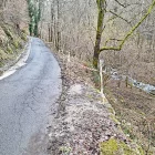 Un des trams dera via sense proteccion laterau tà evitar queigudes. - AJUNTAMENT DE CANEJAN
